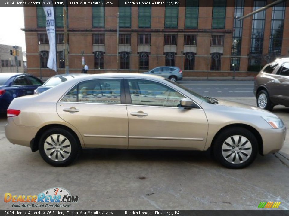 2004 Honda Accord LX V6 Sedan Desert Mist Metallic / Ivory Photo #13
