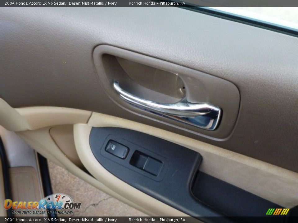 2004 Honda Accord LX V6 Sedan Desert Mist Metallic / Ivory Photo #14