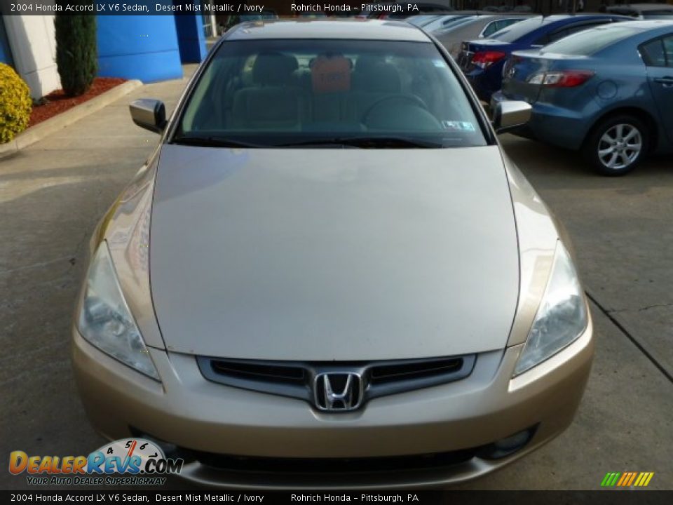 2004 Honda Accord LX V6 Sedan Desert Mist Metallic / Ivory Photo #17