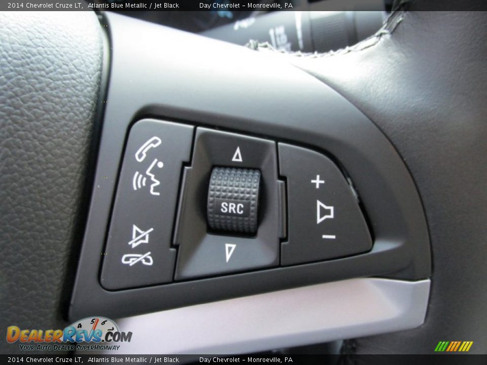 2014 Chevrolet Cruze LT Atlantis Blue Metallic / Jet Black Photo #16
