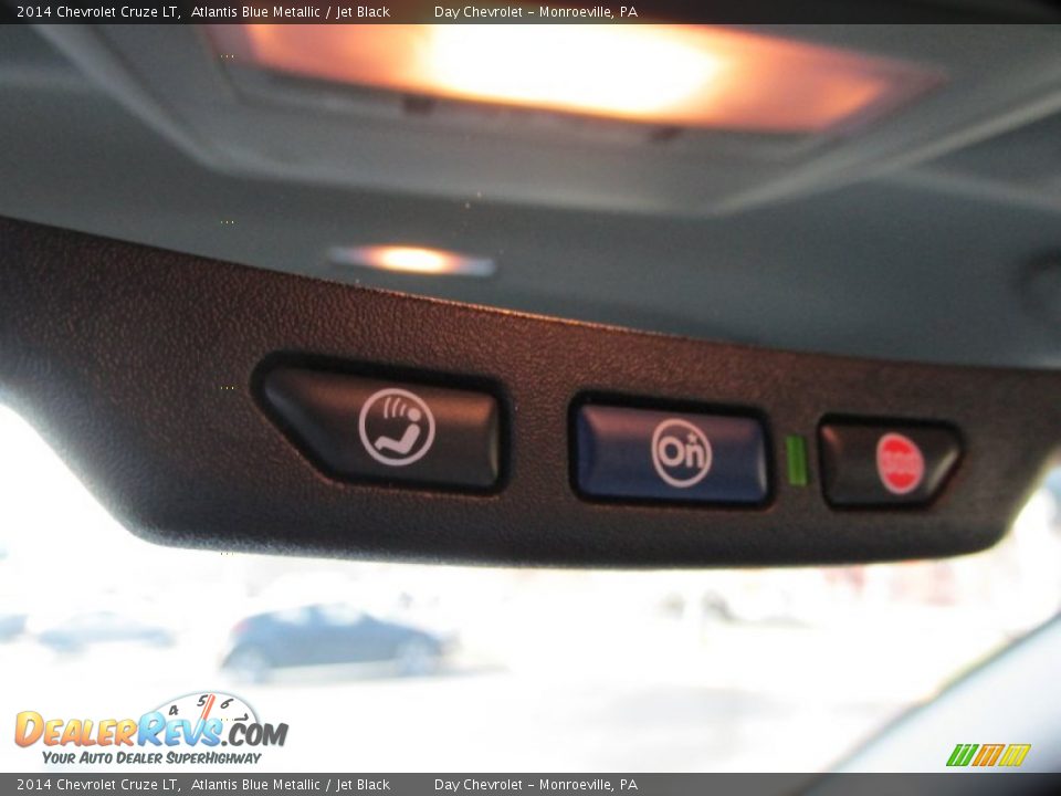 2014 Chevrolet Cruze LT Atlantis Blue Metallic / Jet Black Photo #17