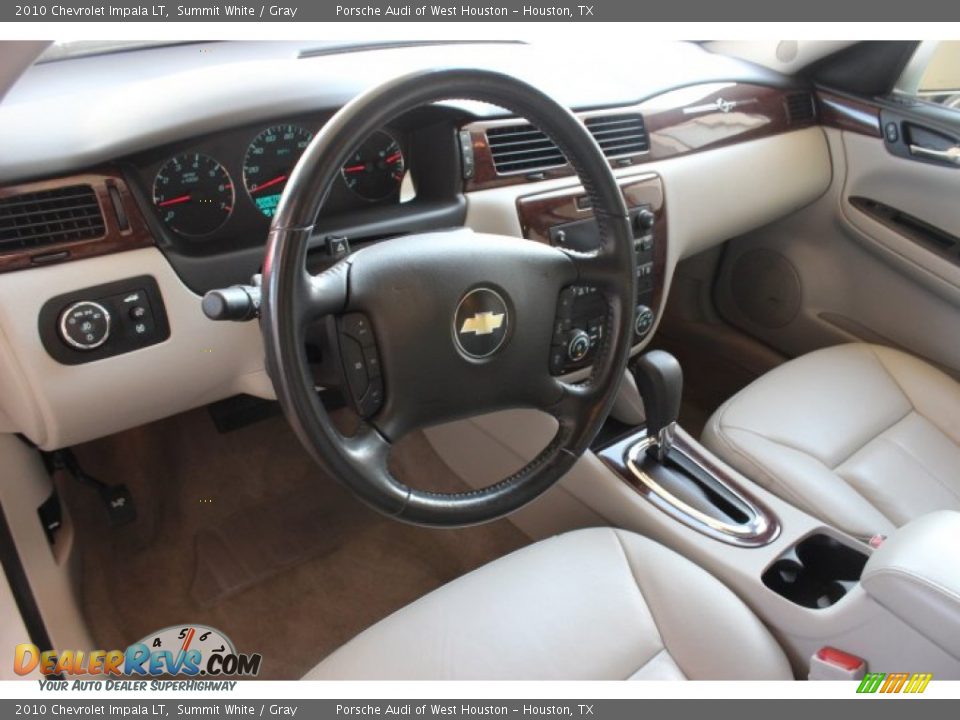 2010 Chevrolet Impala LT Summit White / Gray Photo #13