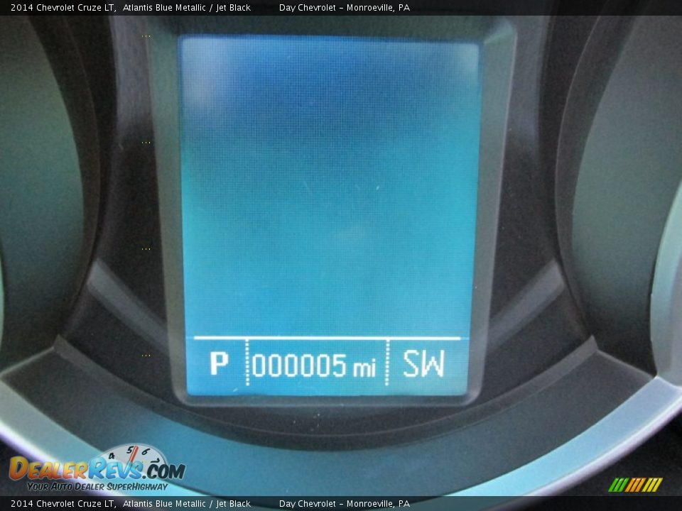2014 Chevrolet Cruze LT Atlantis Blue Metallic / Jet Black Photo #20
