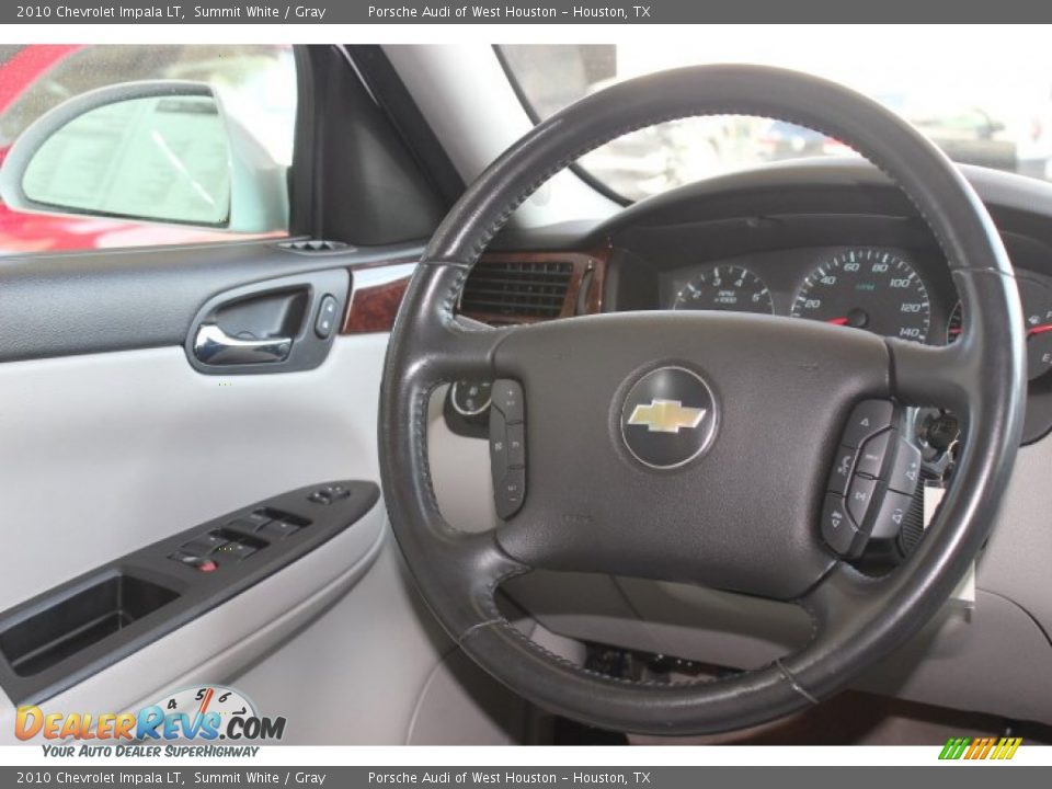 2010 Chevrolet Impala LT Summit White / Gray Photo #35