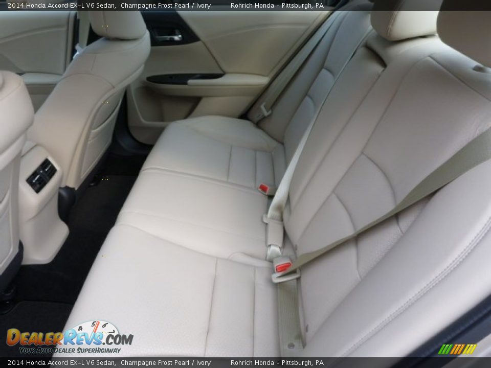 2014 Honda Accord EX-L V6 Sedan Champagne Frost Pearl / Ivory Photo #13