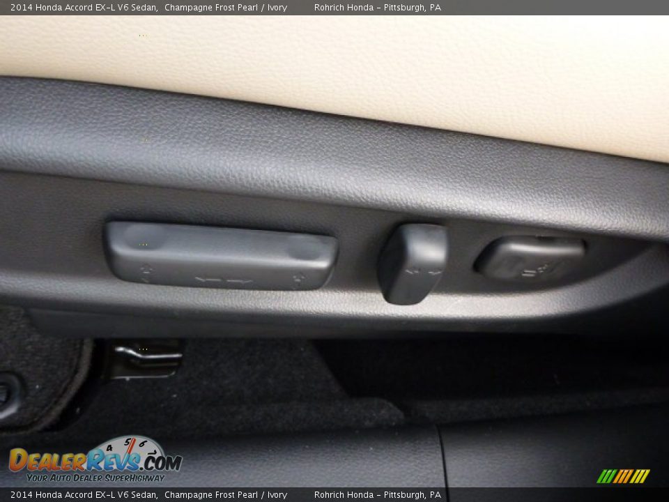 2014 Honda Accord EX-L V6 Sedan Champagne Frost Pearl / Ivory Photo #16