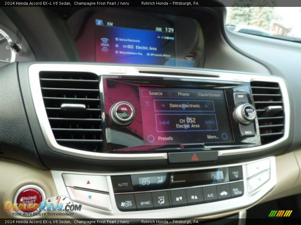 2014 Honda Accord EX-L V6 Sedan Champagne Frost Pearl / Ivory Photo #18