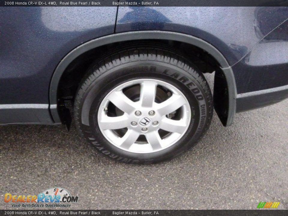 2008 Honda CR-V EX-L 4WD Royal Blue Pearl / Black Photo #9