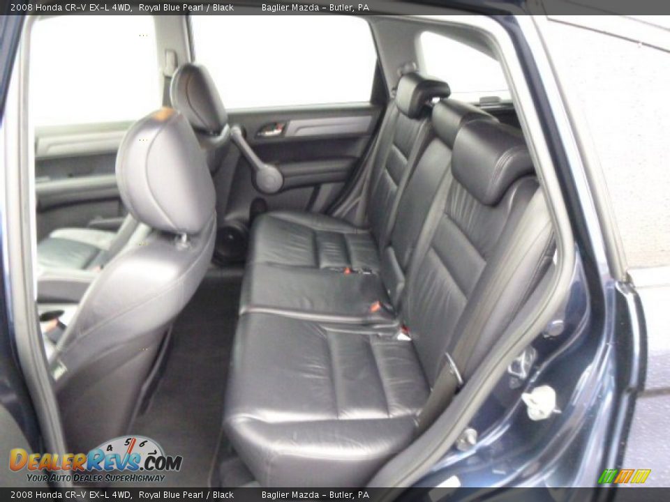 2008 Honda CR-V EX-L 4WD Royal Blue Pearl / Black Photo #12