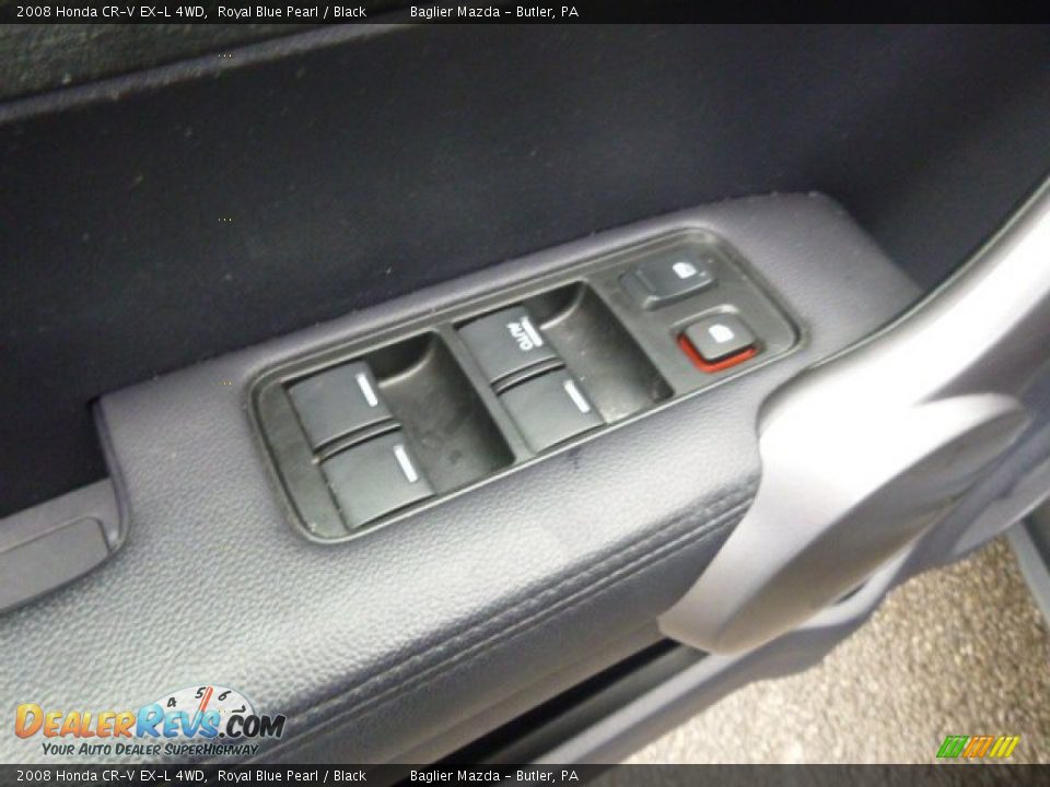 2008 Honda CR-V EX-L 4WD Royal Blue Pearl / Black Photo #15