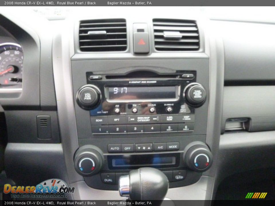 2008 Honda CR-V EX-L 4WD Royal Blue Pearl / Black Photo #18