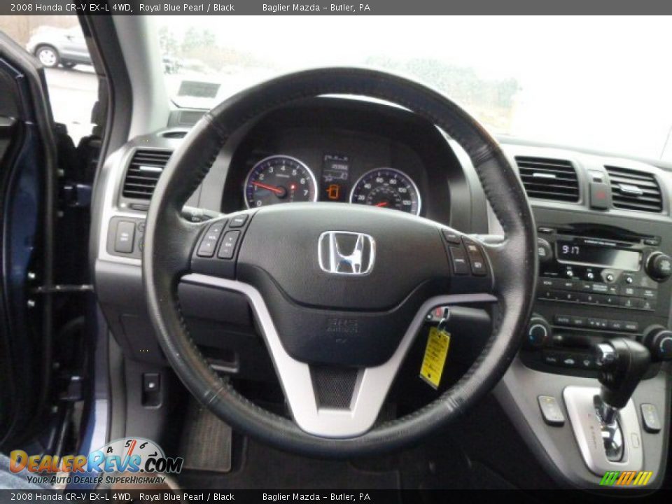 2008 Honda CR-V EX-L 4WD Royal Blue Pearl / Black Photo #20