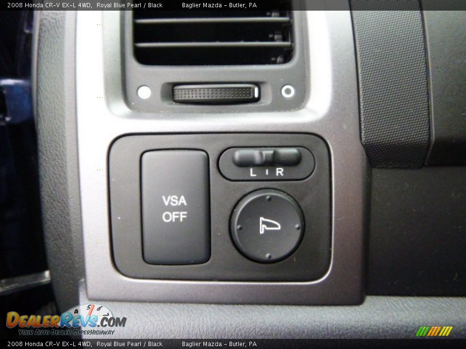 2008 Honda CR-V EX-L 4WD Royal Blue Pearl / Black Photo #23