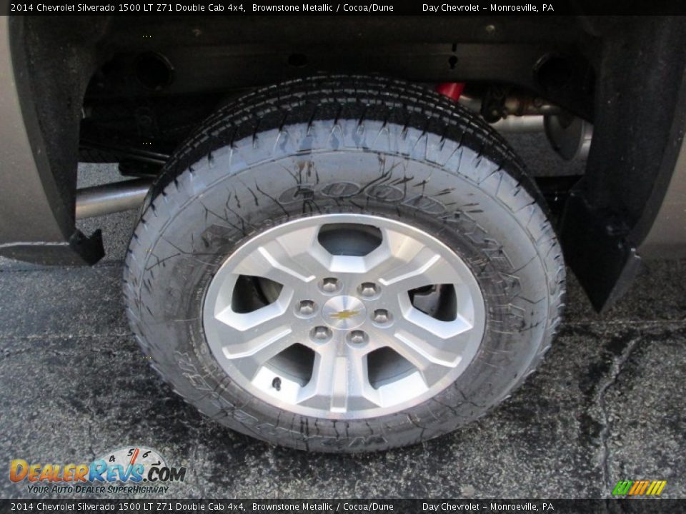 2014 Chevrolet Silverado 1500 LT Z71 Double Cab 4x4 Brownstone Metallic / Cocoa/Dune Photo #3