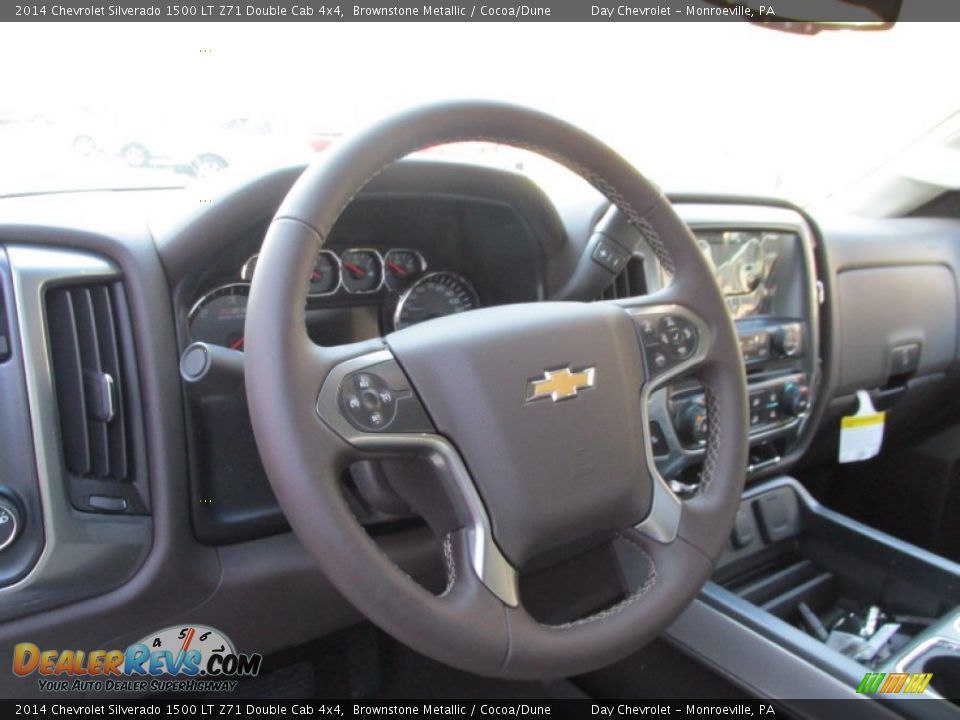 2014 Chevrolet Silverado 1500 LT Z71 Double Cab 4x4 Brownstone Metallic / Cocoa/Dune Photo #14