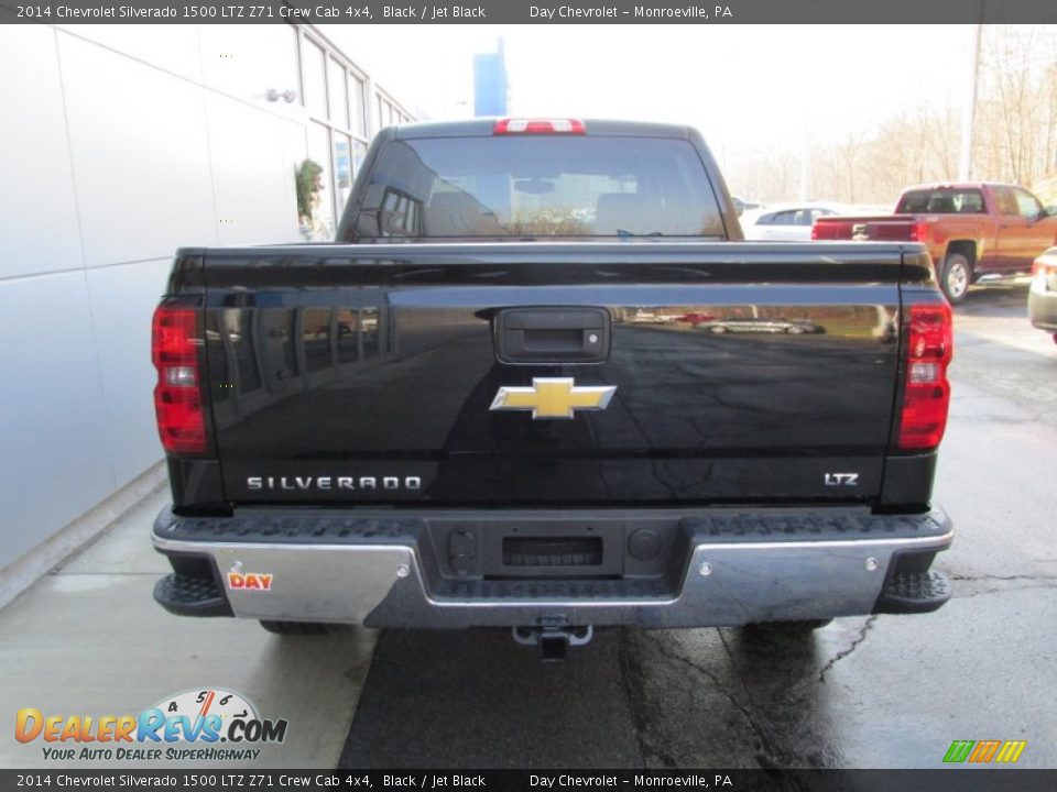 2014 Chevrolet Silverado 1500 LTZ Z71 Crew Cab 4x4 Black / Jet Black Photo #5