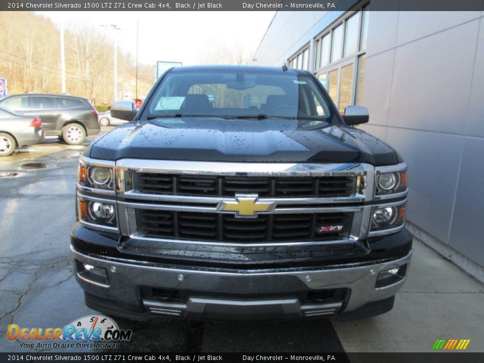2014 Chevrolet Silverado 1500 LTZ Z71 Crew Cab 4x4 Black / Jet Black Photo #9