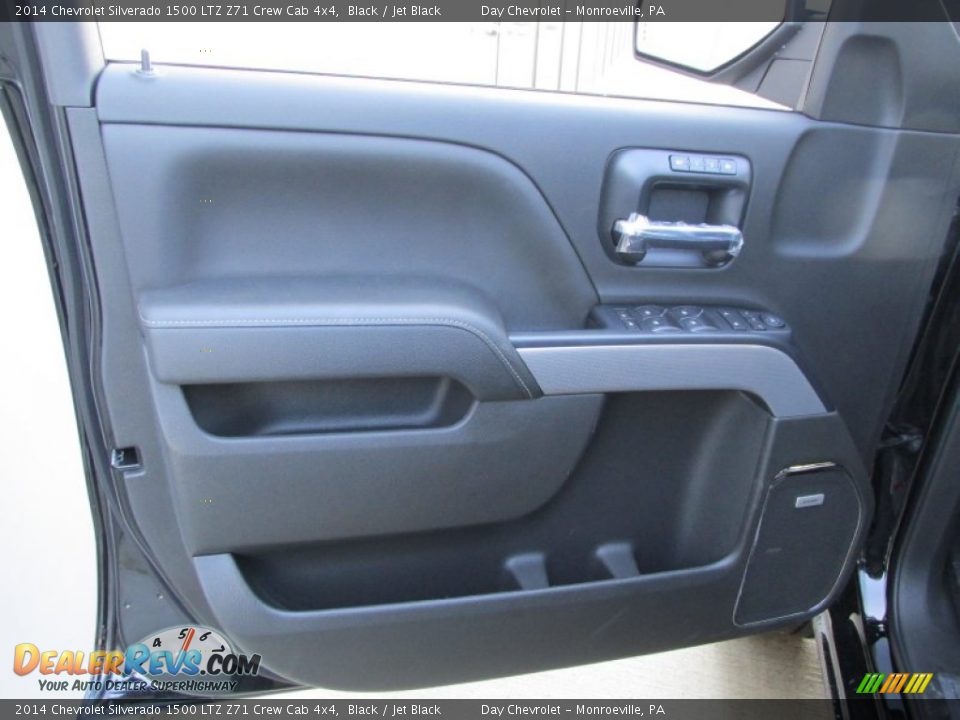 2014 Chevrolet Silverado 1500 LTZ Z71 Crew Cab 4x4 Black / Jet Black Photo #11