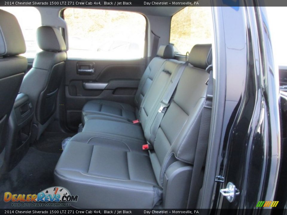 2014 Chevrolet Silverado 1500 LTZ Z71 Crew Cab 4x4 Black / Jet Black Photo #13