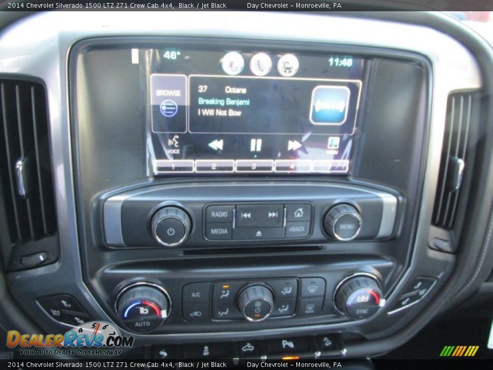 2014 Chevrolet Silverado 1500 LTZ Z71 Crew Cab 4x4 Black / Jet Black Photo #15
