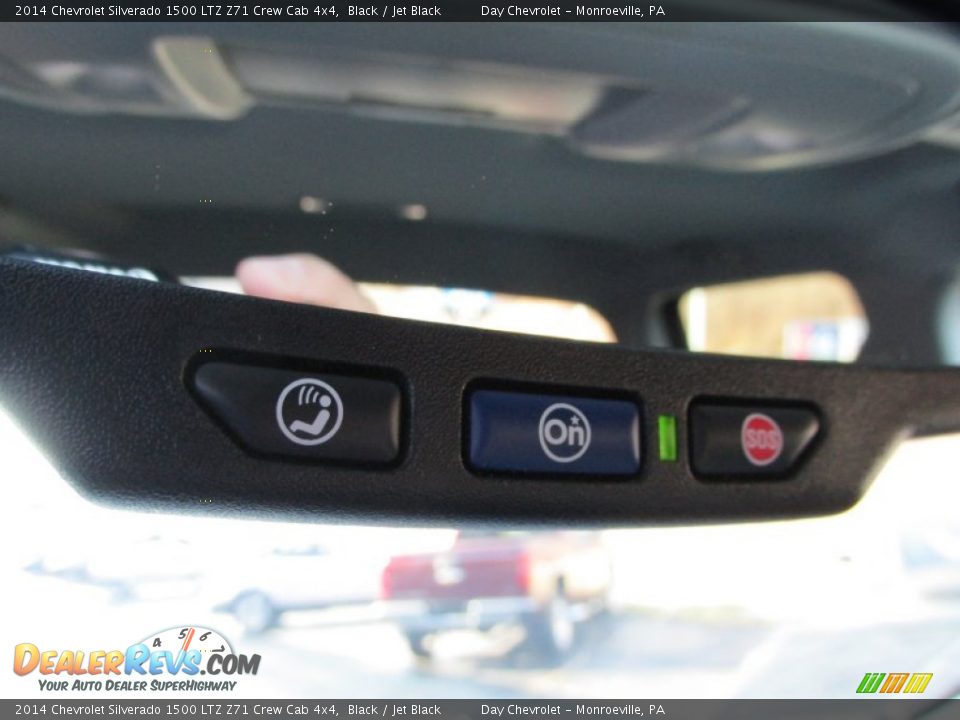 2014 Chevrolet Silverado 1500 LTZ Z71 Crew Cab 4x4 Black / Jet Black Photo #16