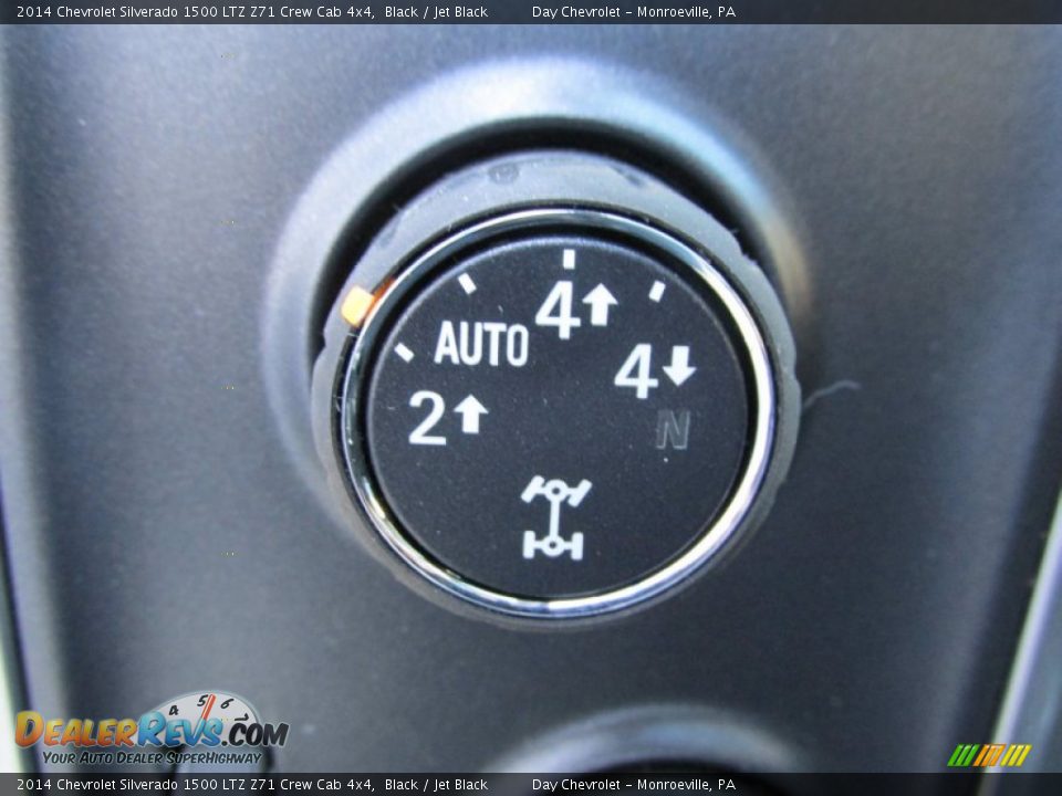 2014 Chevrolet Silverado 1500 LTZ Z71 Crew Cab 4x4 Black / Jet Black Photo #18
