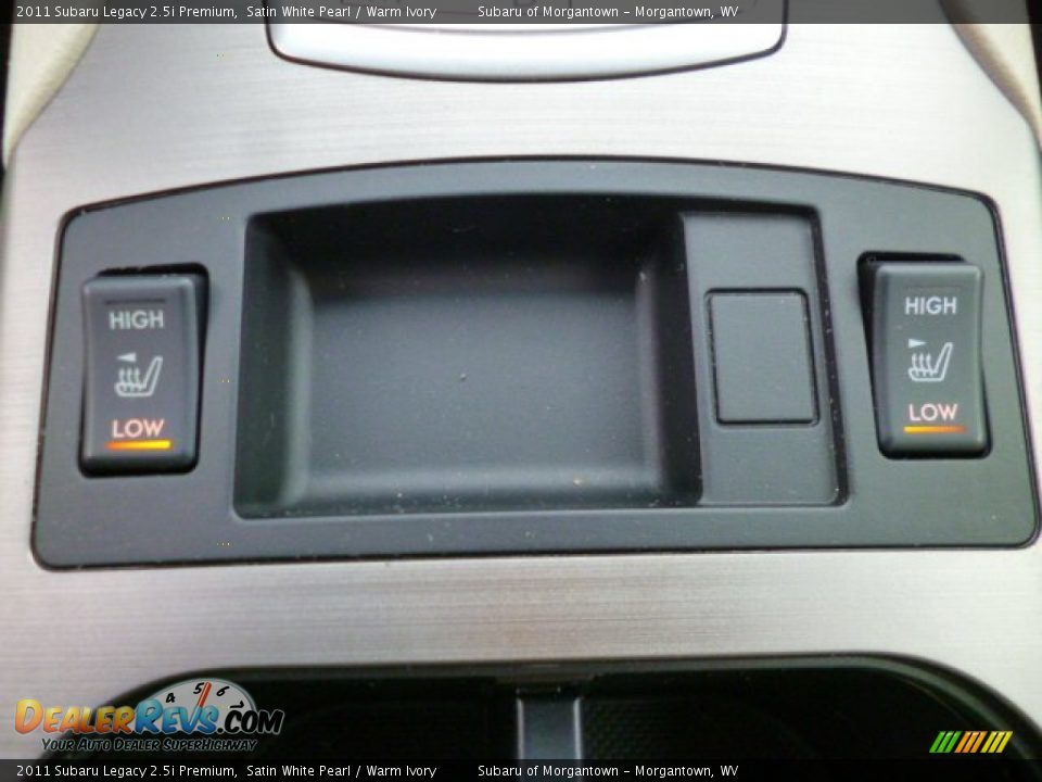 2011 Subaru Legacy 2.5i Premium Satin White Pearl / Warm Ivory Photo #18