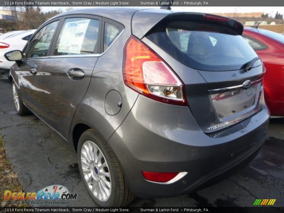 Storm Gray 2014 Ford Fiesta Titanium Hatchback Photo #3