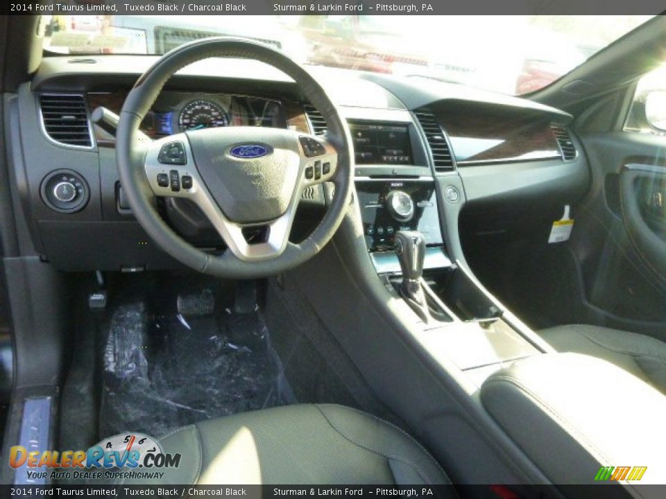 2014 Ford Taurus Limited Tuxedo Black / Charcoal Black Photo #9