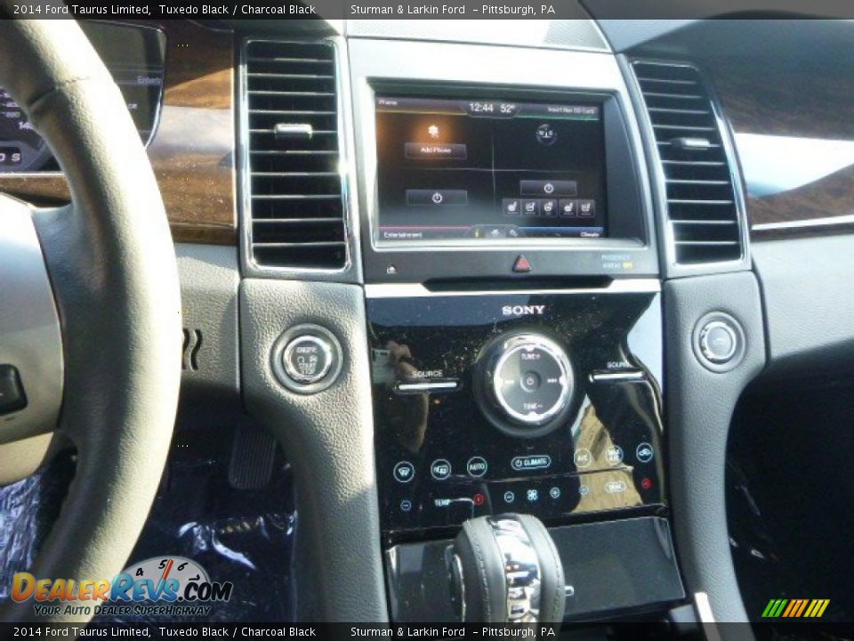 2014 Ford Taurus Limited Tuxedo Black / Charcoal Black Photo #12