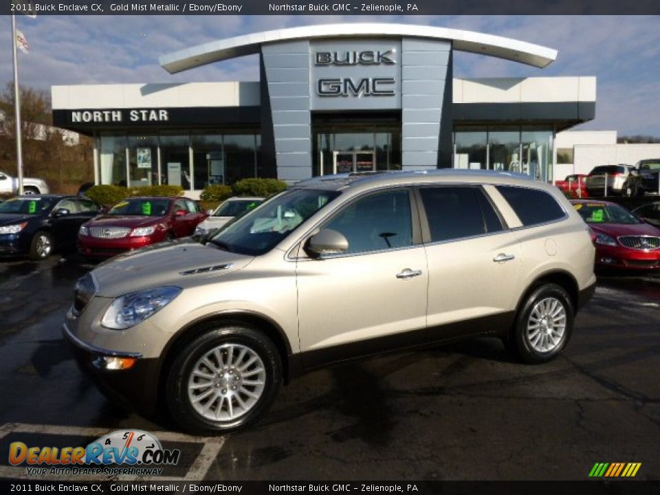 2011 Buick Enclave CX Gold Mist Metallic / Ebony/Ebony Photo #1