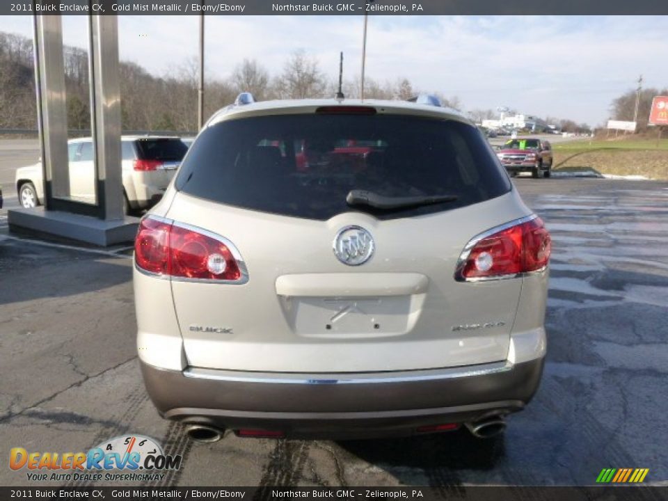 2011 Buick Enclave CX Gold Mist Metallic / Ebony/Ebony Photo #6