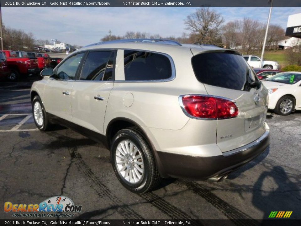 2011 Buick Enclave CX Gold Mist Metallic / Ebony/Ebony Photo #7