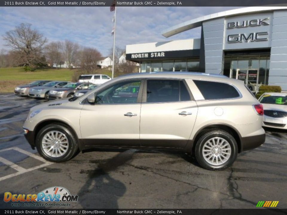 2011 Buick Enclave CX Gold Mist Metallic / Ebony/Ebony Photo #8