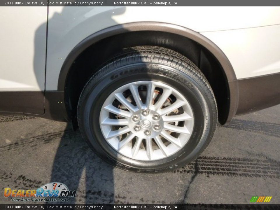 2011 Buick Enclave CX Gold Mist Metallic / Ebony/Ebony Photo #9