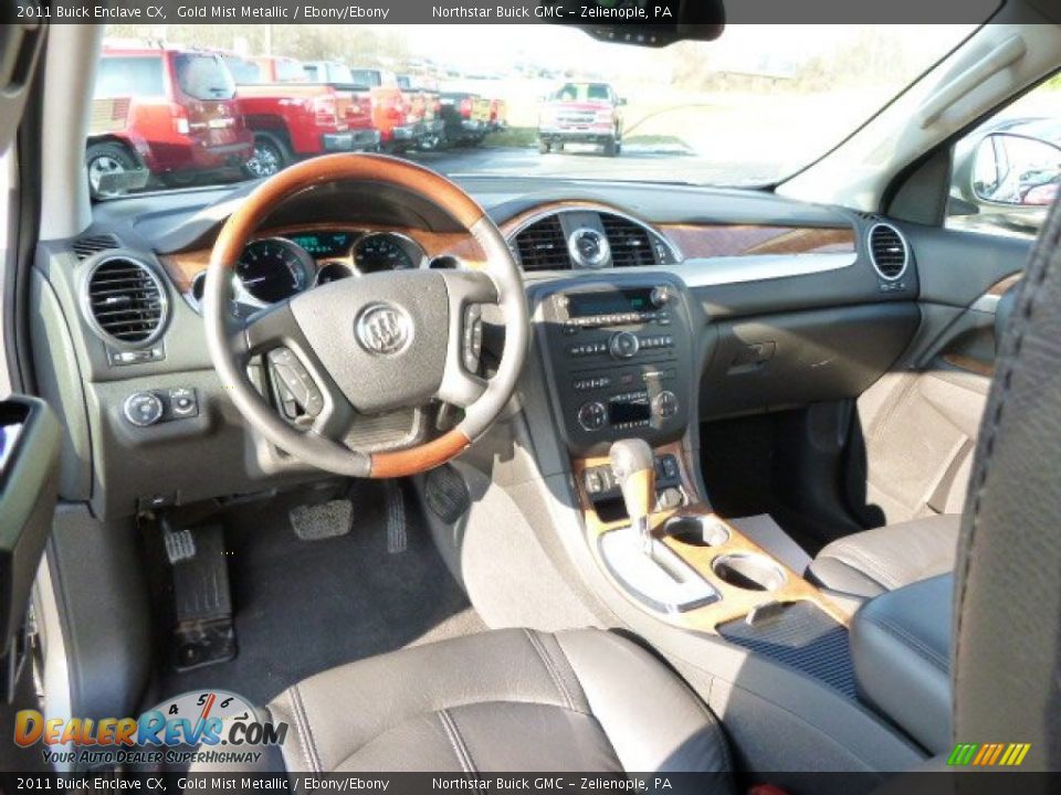 2011 Buick Enclave CX Gold Mist Metallic / Ebony/Ebony Photo #13