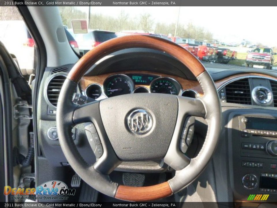 2011 Buick Enclave CX Gold Mist Metallic / Ebony/Ebony Photo #18