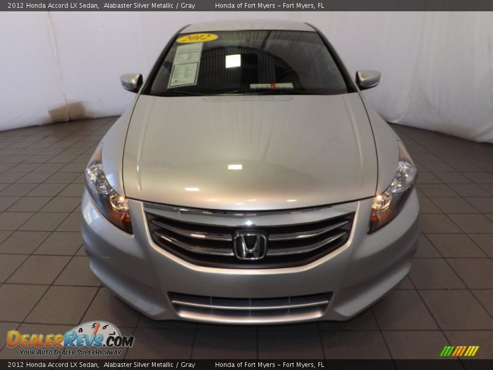 2012 Honda Accord LX Sedan Alabaster Silver Metallic / Gray Photo #2
