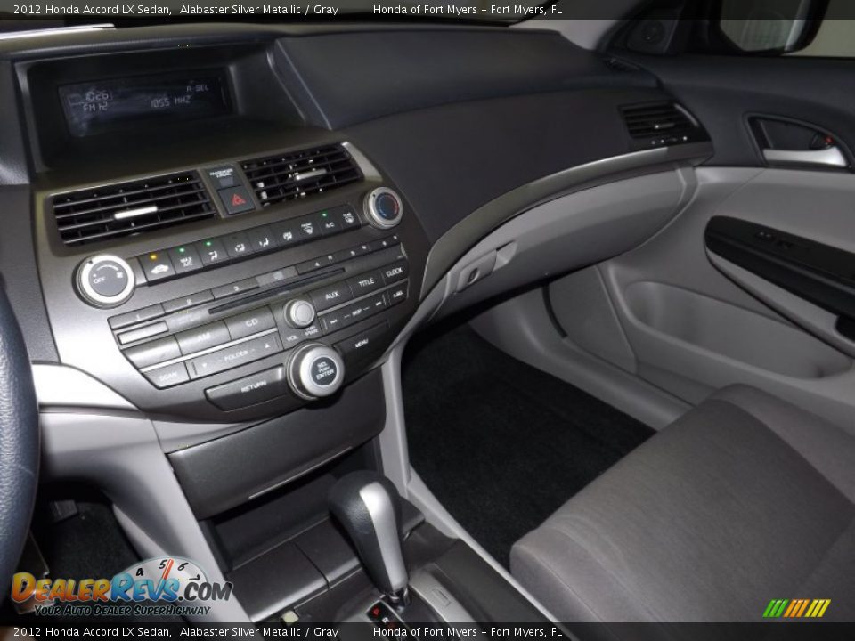 2012 Honda Accord LX Sedan Alabaster Silver Metallic / Gray Photo #15
