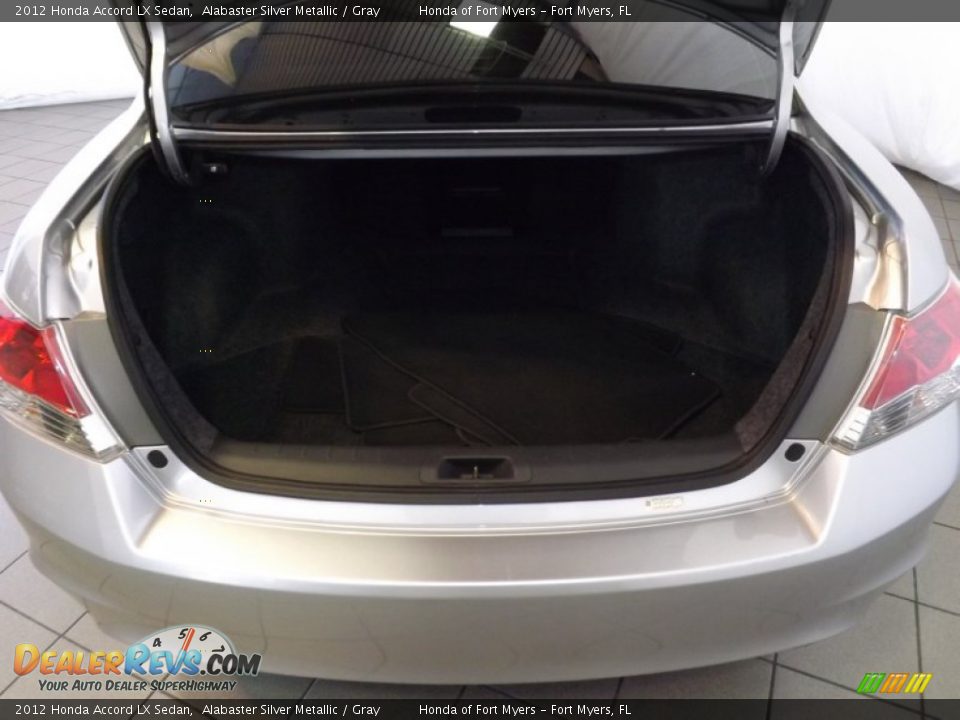 2012 Honda Accord LX Sedan Alabaster Silver Metallic / Gray Photo #25