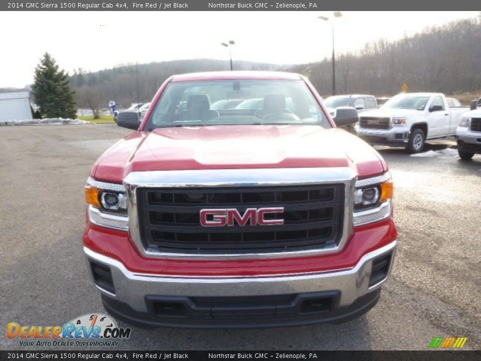 2014 GMC Sierra 1500 Regular Cab 4x4 Fire Red / Jet Black Photo #2