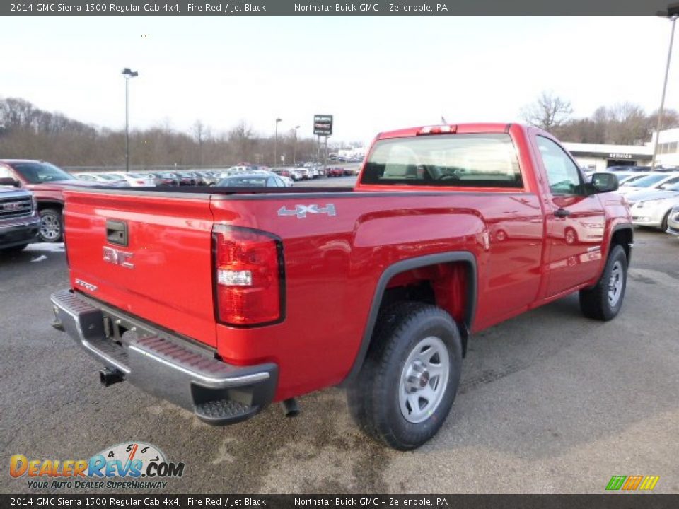 2014 GMC Sierra 1500 Regular Cab 4x4 Fire Red / Jet Black Photo #5
