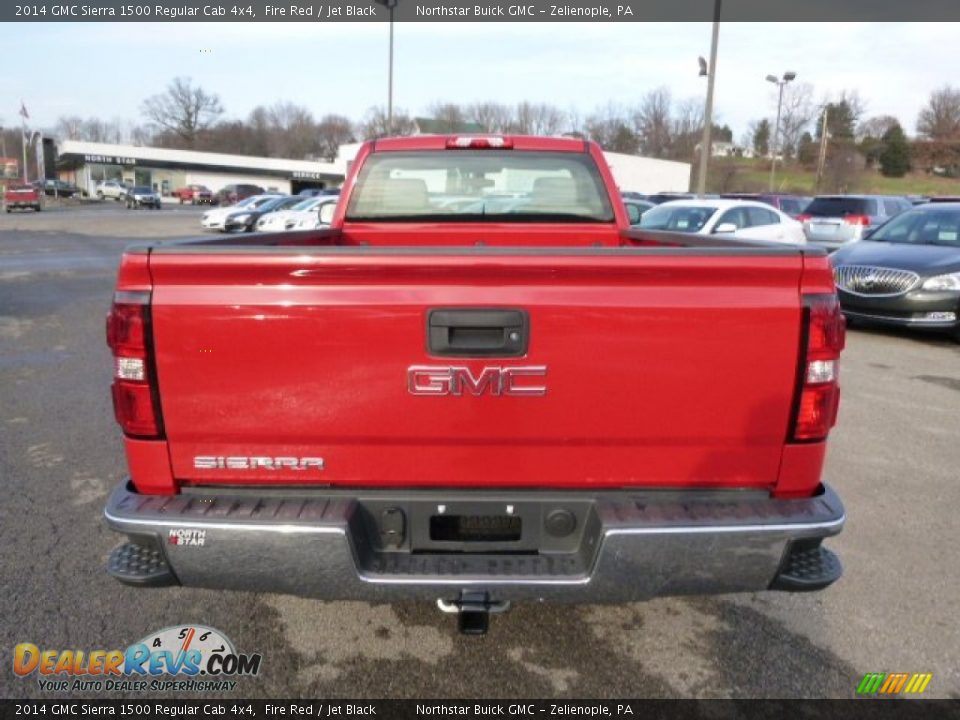 2014 GMC Sierra 1500 Regular Cab 4x4 Fire Red / Jet Black Photo #6