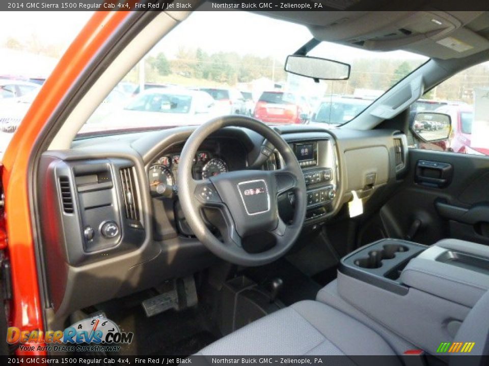 2014 GMC Sierra 1500 Regular Cab 4x4 Fire Red / Jet Black Photo #12