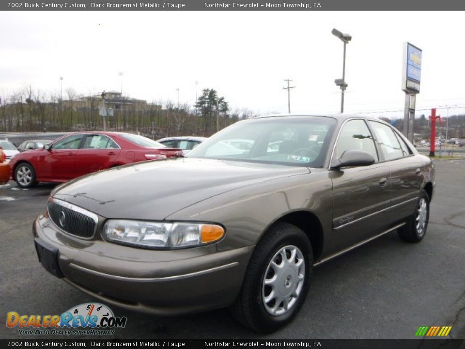 2002 Buick Century Custom Dark Bronzemist Metallic / Taupe Photo #1