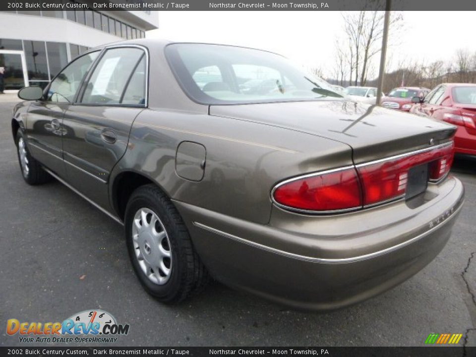 2002 Buick Century Custom Dark Bronzemist Metallic / Taupe Photo #2
