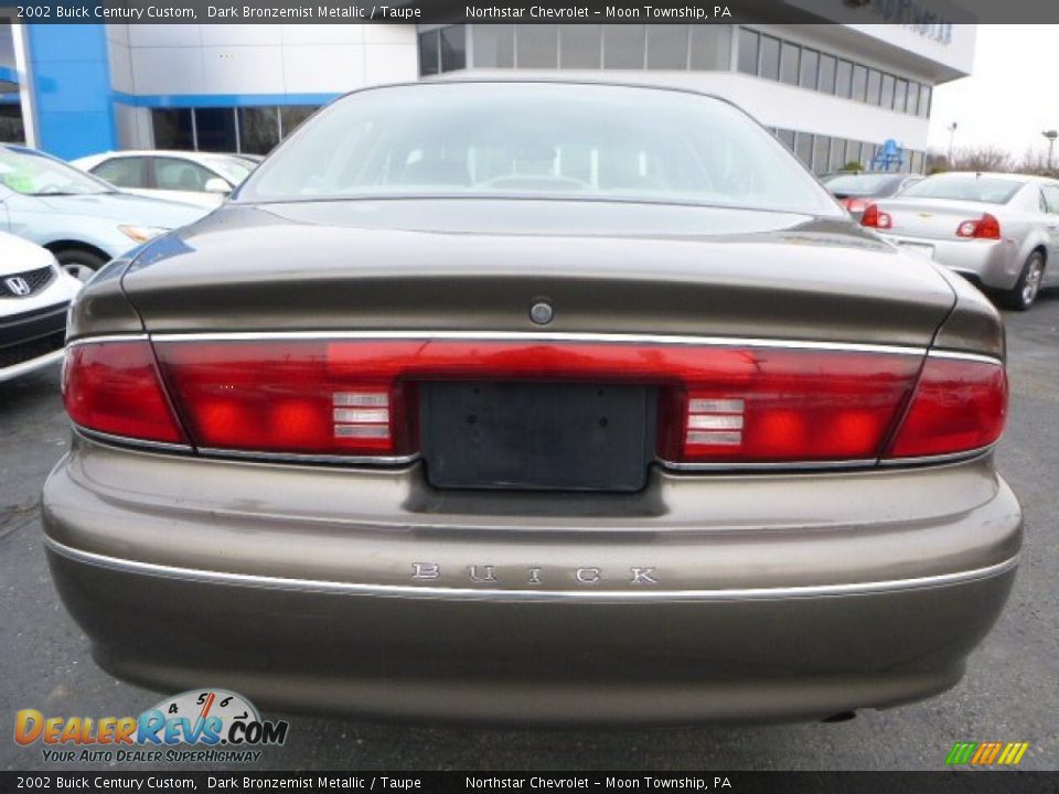 2002 Buick Century Custom Dark Bronzemist Metallic / Taupe Photo #3