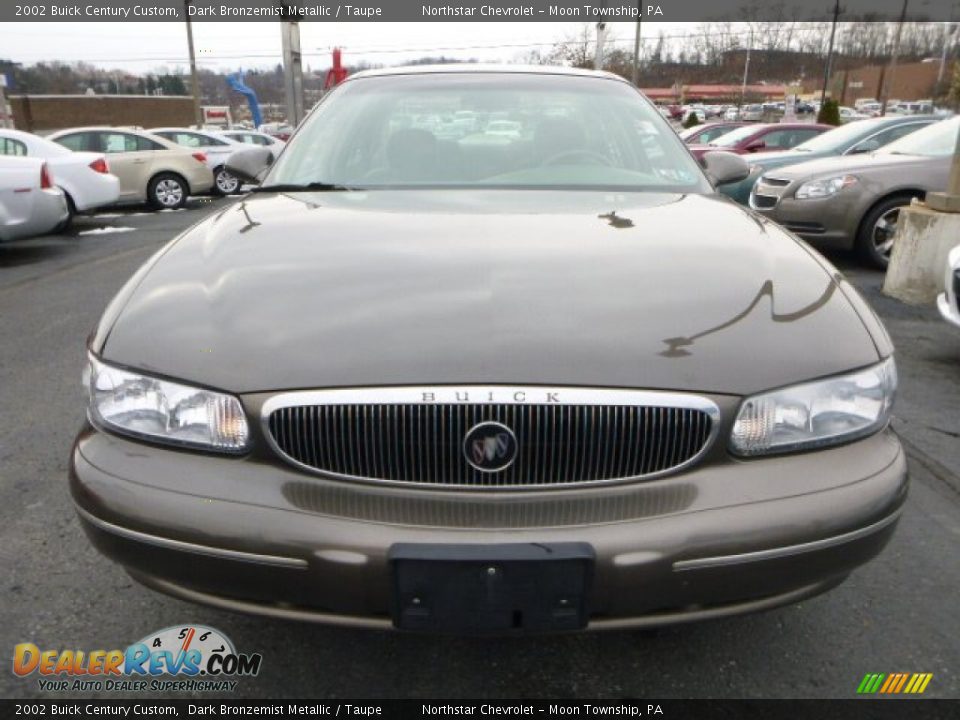 2002 Buick Century Custom Dark Bronzemist Metallic / Taupe Photo #6