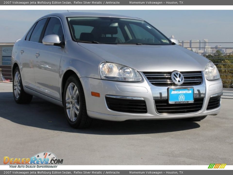 2007 Volkswagen Jetta Wolfsburg Edition Sedan Reflex Silver Metallic / Anthracite Photo #1