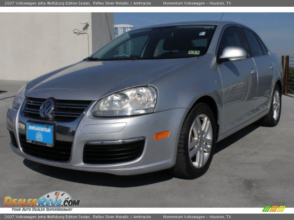 2007 Volkswagen Jetta Wolfsburg Edition Sedan Reflex Silver Metallic / Anthracite Photo #3